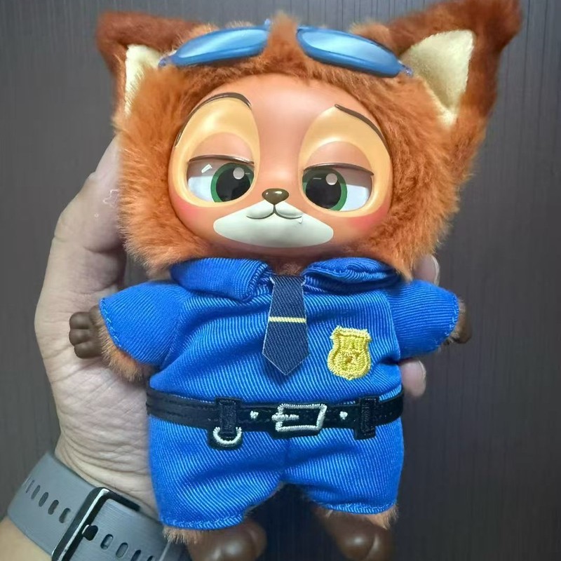 跨境新款疯狂动物城全系列朱迪搪胶毛绒公仔潮玩盲盒玩具礼物摆件|undefined