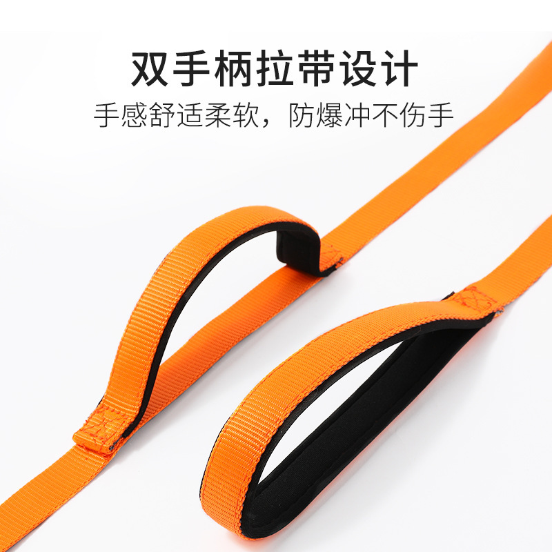 Transfronterizo nuevo suministros para mascotas cuerda de tracción perro grande y mediano perro correa de tracción nylon anti-disturbios cuerda de tracción de perforación