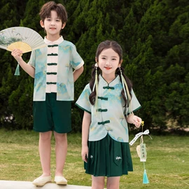 校服定制;儿童表演服;童汉服