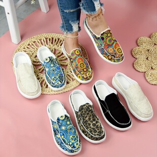 L 34726 Floral Pattern Slippers ��ɫ��Ь