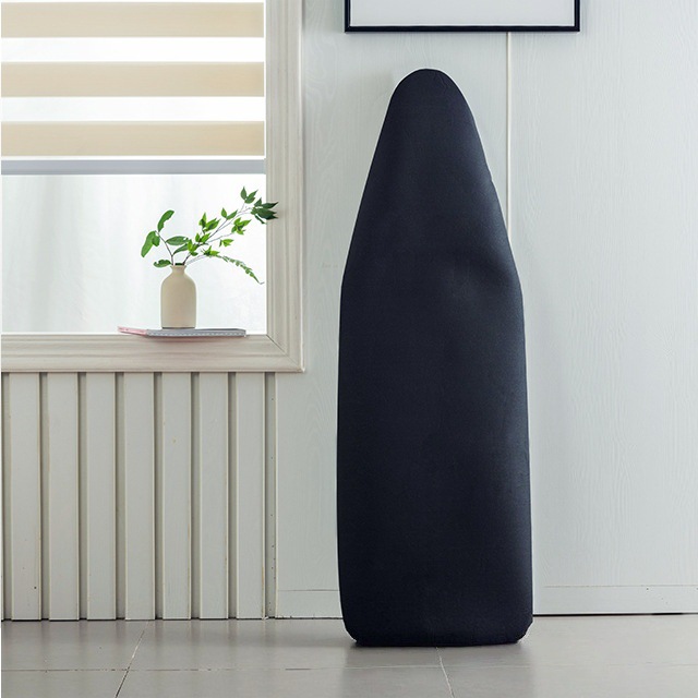 Funda para tabla de planchar con protección de bordes, accesorios, cierres a presión, resistente a altas temperaturas, funda para tabla de planchar de algodón con revestimiento plateado.