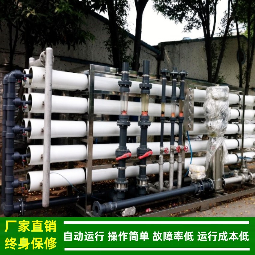 纯水设备 30（2*15）吨/小时_饮用反渗透纯净水设备杀菌器绿健供