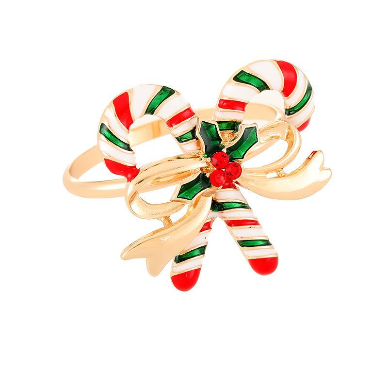 ナプキンはクリスマスツリーの鈴を掛けます。|undefined