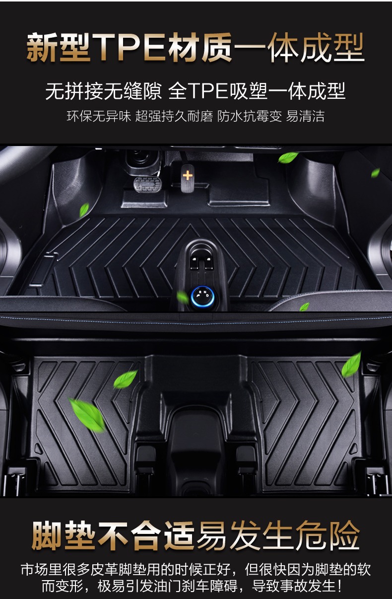 Specialized Changan Lumin Nuo Corn 20-26 Models Eco-Friendly, Odor-Free, Non-Slip, Wear-Resistant, Waterproof Tpe Car Floor Mats