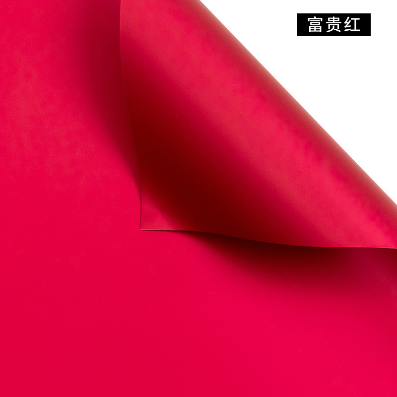 Color puro Papel Ouya Papel de envolver de flores Papel de envolver de flores Cesta de flores de apertura Regalo Flor de rosa Material floral Estilo coreano Primer amor image 25