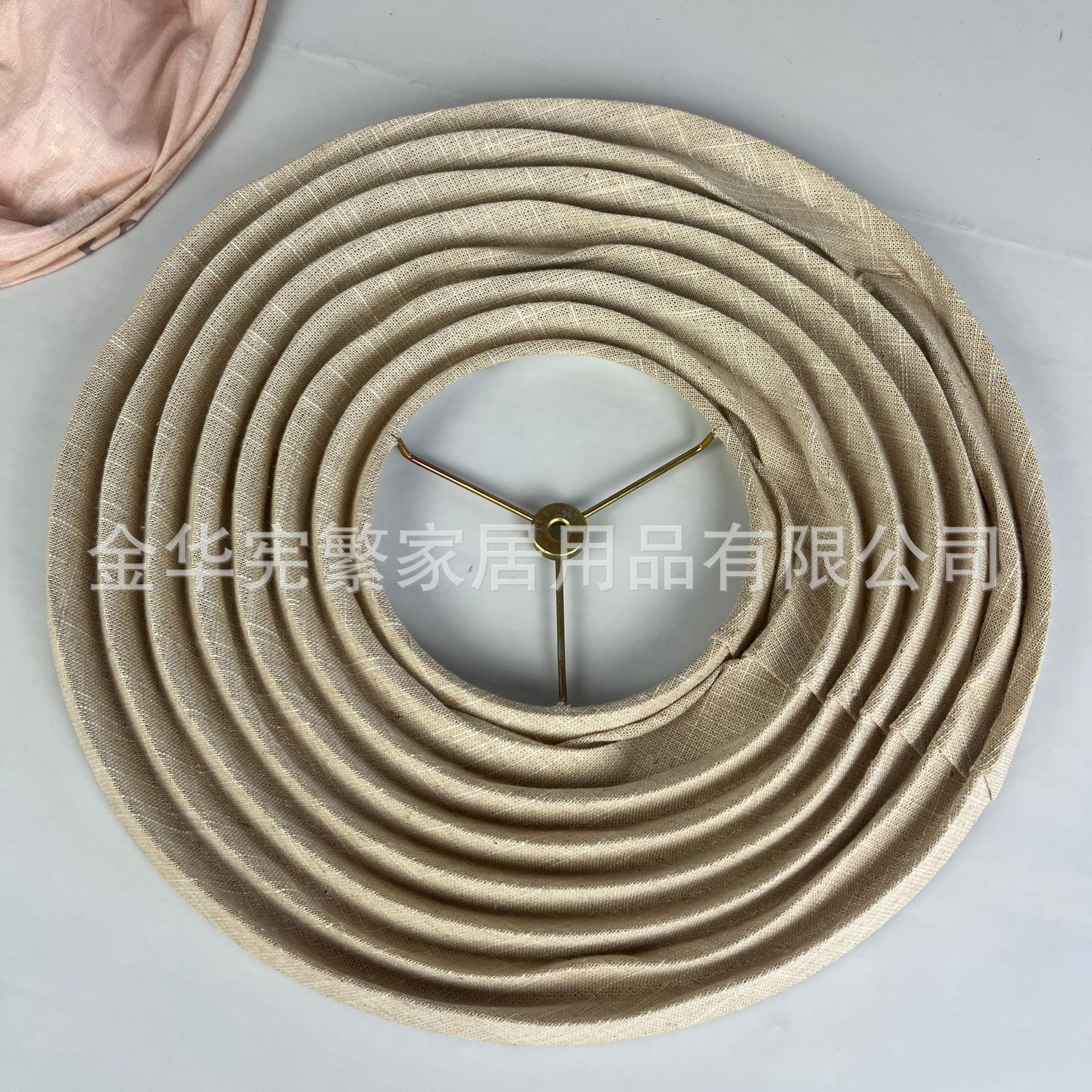 Simple y moderna carcasa de pantalla de lámpara KD lámpara de mesa creativa dormitorio lámpara de cabecera lámpara de pared cubierta de lámpara accesorios de tela imitación deslumbrante