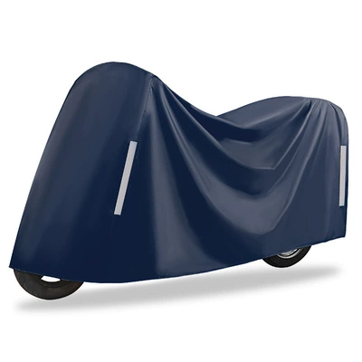 Motorcycle Cover, Rainproof and Sunproof Car clothing - s-earless-navy-blue-spunlace-cloth
