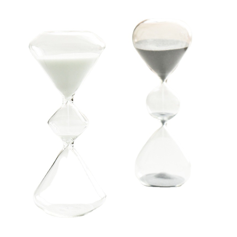 Vidrio creativo reloj de arena de tres capas arte reloj de arena temporizador personalidad nórdica decoración del hogar fábrica al por mayor