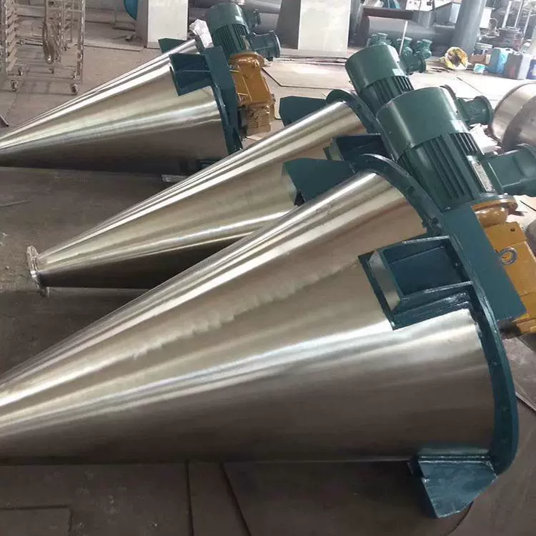 不锈不锈钢锥形混合机不锈钢立式不锈供应料双锥混合机双螺旋混合