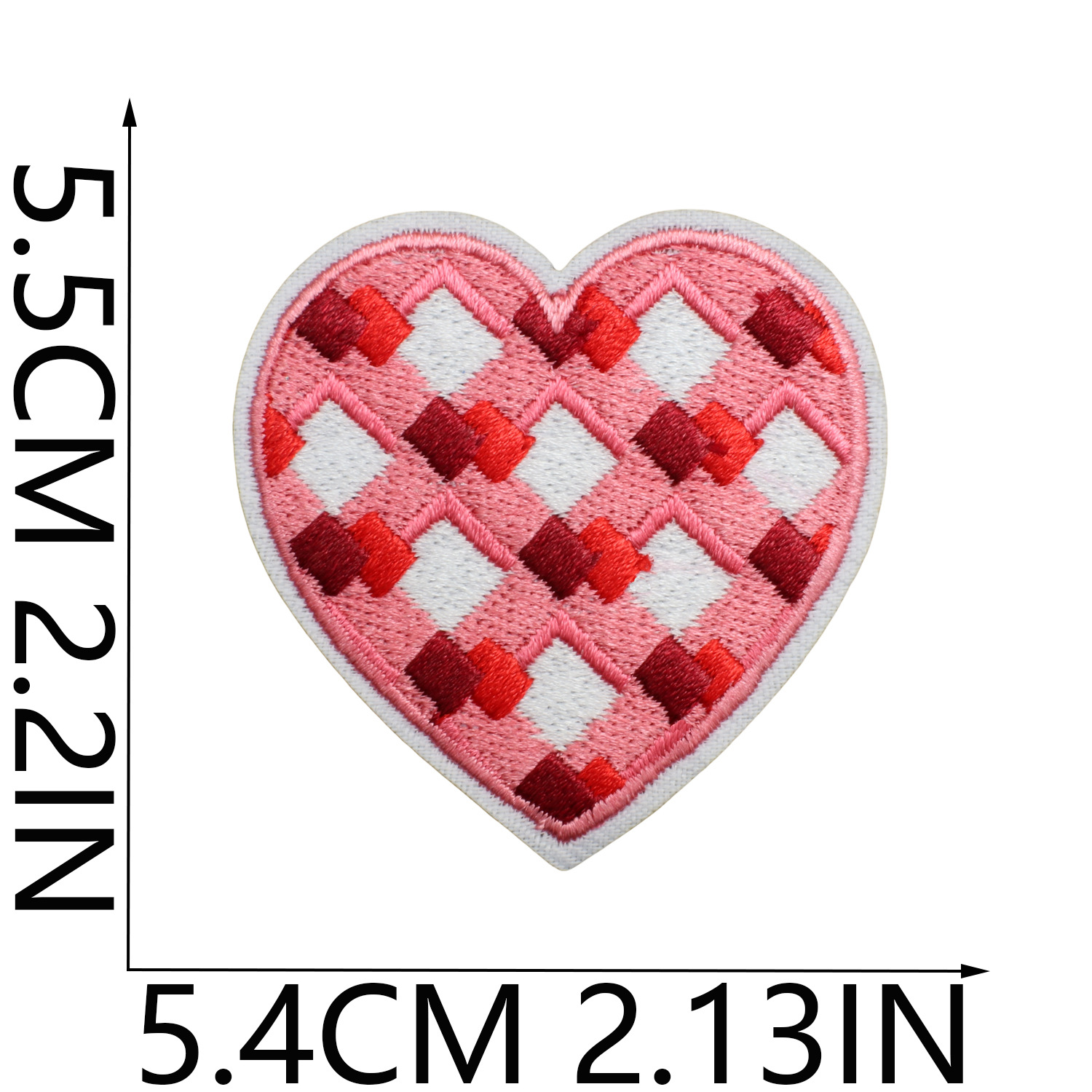 3g Weight Clothing Sticker Patches Classification 1 Piece Quantity Dacron thread Material Valentine'S Day Festival Heart Shape Pattern Casual, Elegant, Simple Style Style Embroidery Craft 1 Piece Casual Elegant Simple Style Heart Shape Dacron Thread Clothing Sticker Patches 13