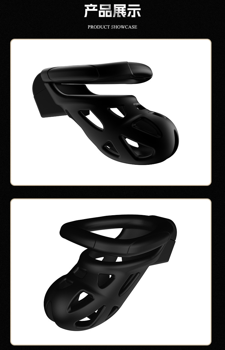 Male Restraint Birdcage Device in ABS and Metal, Manual Lock, S Size — detail image 9