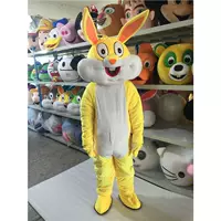 Пасхальный кролик мультфильм кукла костюм кролика Багза Хэллоуин костюм для взрослых ходьба куклы реквизит костюм