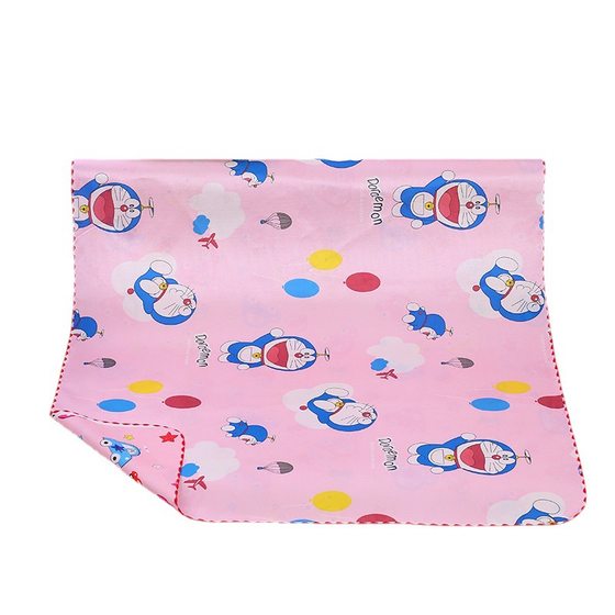 Summer New Ice Silk Mat Diaper Mat Large Crystal Velvet Mattress for Elderly and Children Diaper Bed Sheet