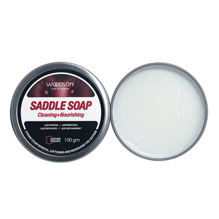Saddle Soap, Leather Cleaning Soap, Vegetable Tanned Leather, Genuine Leather Bag Decontamination and Maintenance Care Cream, Horse Gear Maintenance Cream