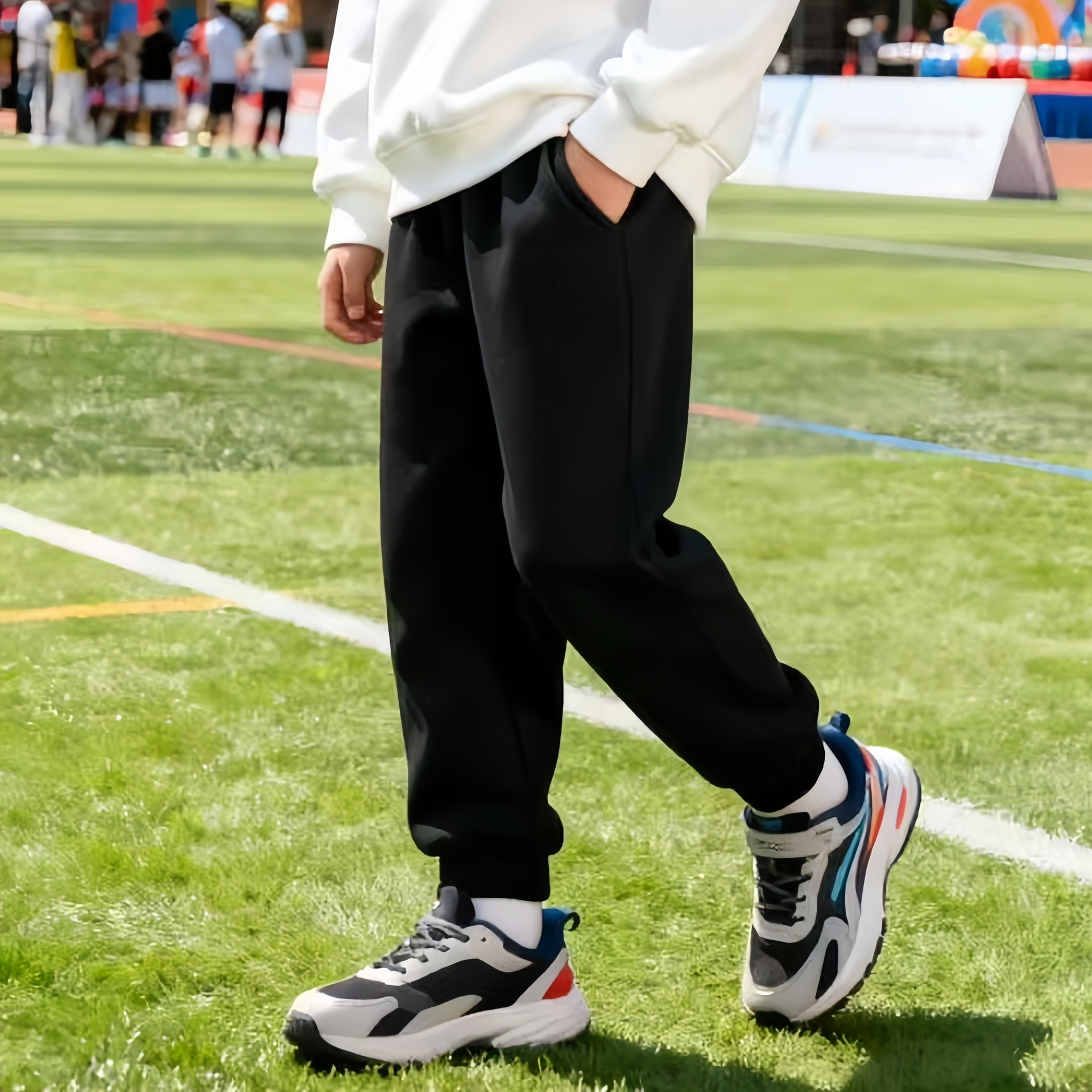 [Spring/Autumn Style - Sweatpants] Black