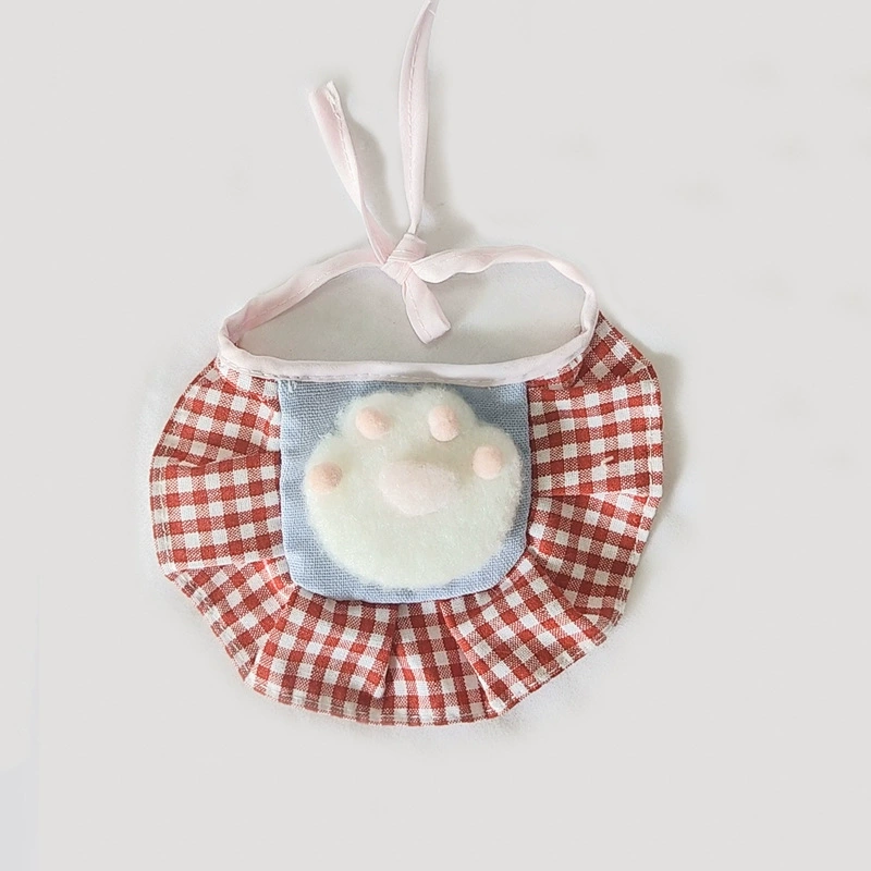 Производитель кошачий коготь домашнее животное шарф милый красный синий джинсовый стиль домашнее животное рот полотенце кошачья собака нагрудник аксессуары для домашних животных