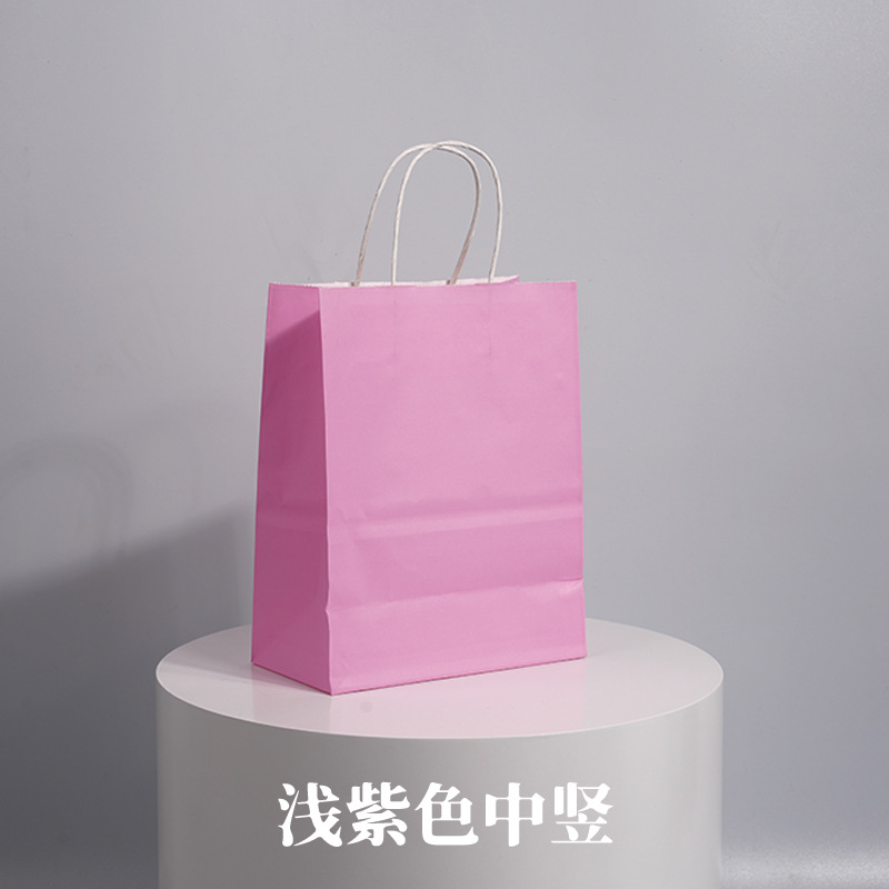 Bolsa de Papel Kraft, Bolsa de Mano para Té con Leche, Café, Productos Horneados, Bolsa para Llevar, Bolsa de Papel para Regalo de Navidad y Año Nuevo, Personalizable