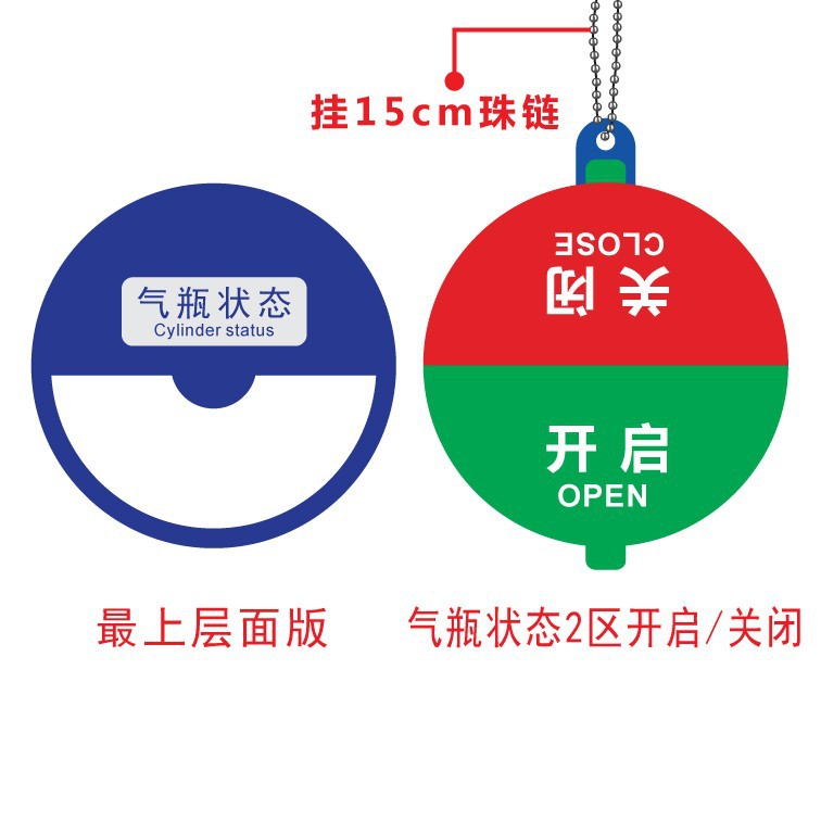 Cylinder Status Zone 2 Open/Close * 6x6cm