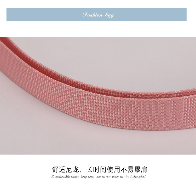 2025 New stylish Korean-style single-shoulder bag for women, versatile crossbody phone bag, nylon waterproof women's crossbody bag undefined