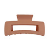 Matte square big hairgrip, crab pin for bath, shark, South Korea, simple and elegant design