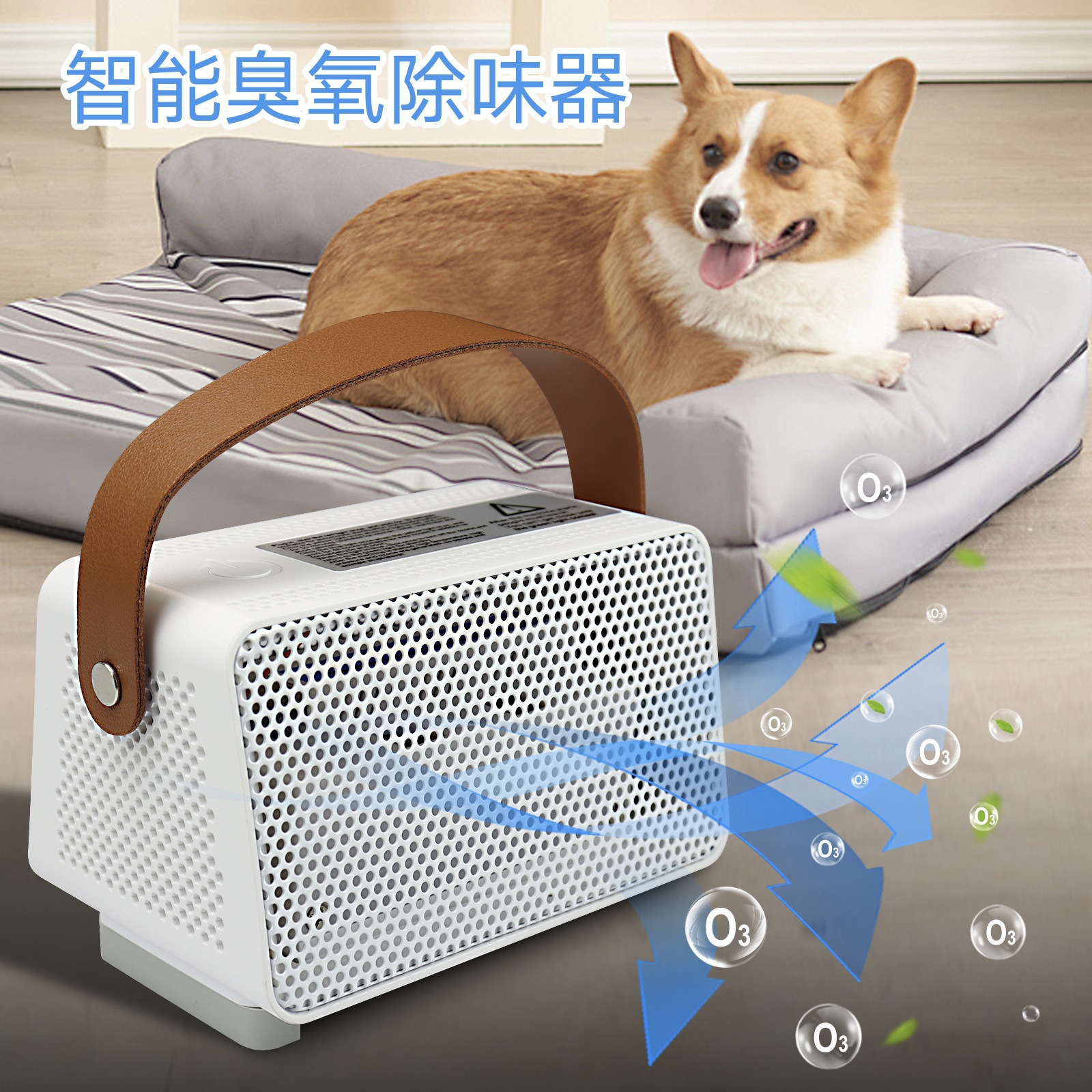 跨境热销洗手间储物间家居汽车宠物间除臭器智能杀菌多功能净化器