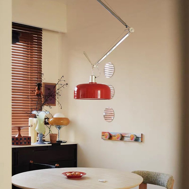 Memphis Tolomeo Swing-Arm Pendant Light, Adjustable, Light Luxury, Minimalist, Suitable for Dining Room, Bedroom, Study, Foldable Lighting Fixture Memphis Tolomeo Swing-Arm Pendant Light, Adjustable, Light Luxury, Minimalist, Suitable for Dining Room, Bedroom, Study, Foldable Lighting Fixture