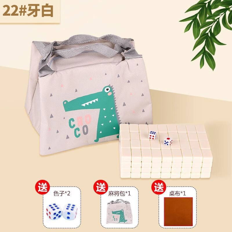 ↑ número 22 diente blanco + bolso + mantel + color - lista obligatoria