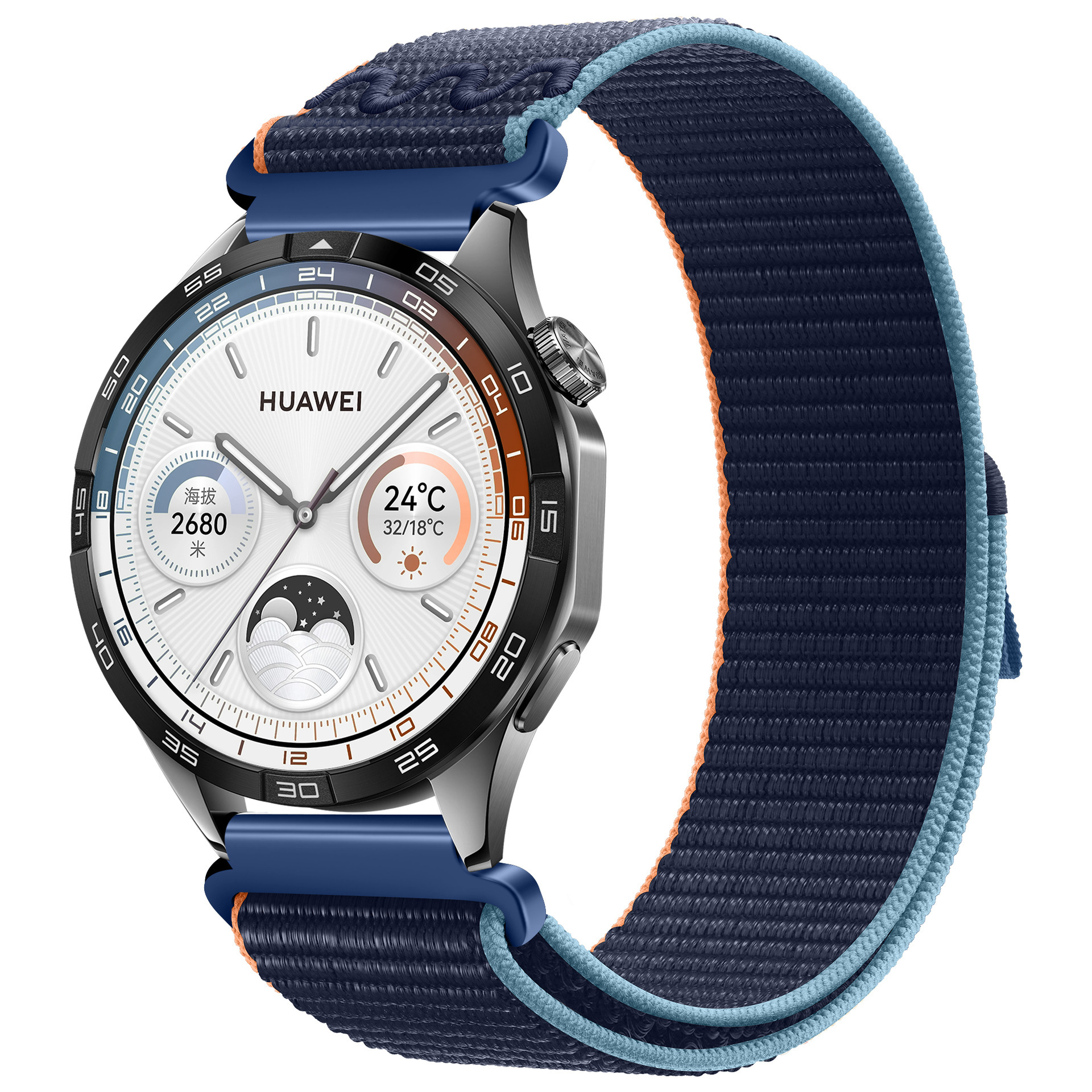 Huawei gt5/4 シーズンガーゼ時計ストラップ Samsung watch7/6 ユニバーサルベルクロループナイロン時計ストラップに適しています。
