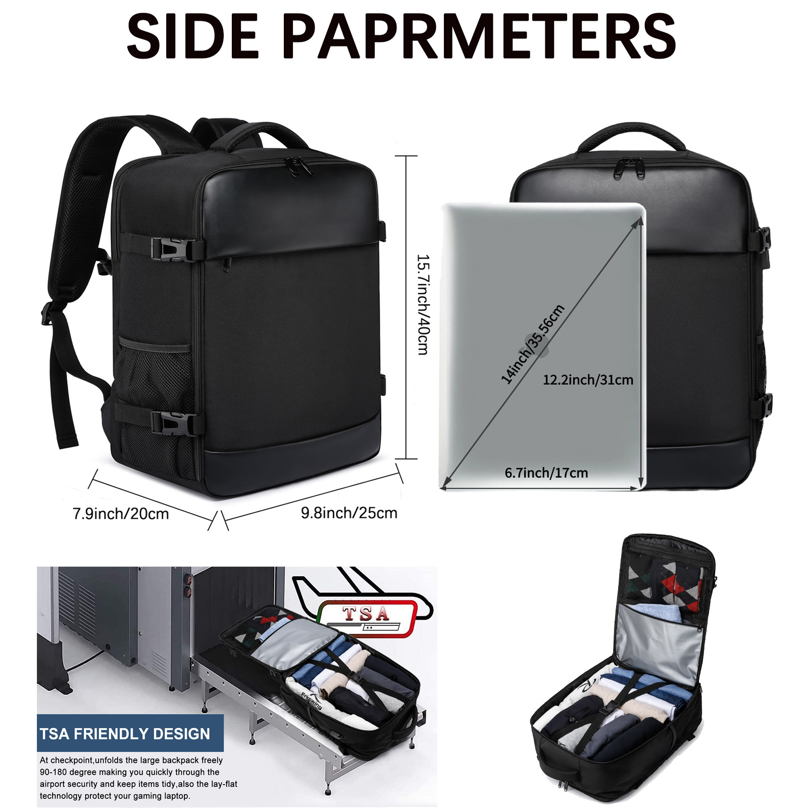 Bolsa de viaje popular transfronteriza, mochila de negocios, bolsa de embarque europea, mochila repelente al agua, adecuada para viajes ligeros al aire libre