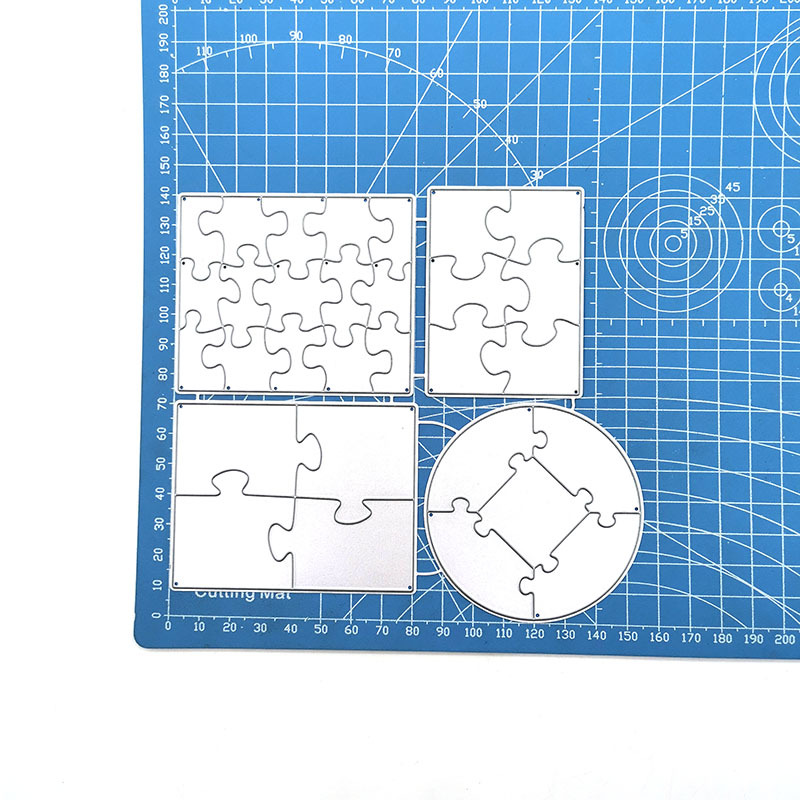 scrapbooking DIY切割刀模 碳钢刀模 压花刀模模板大小奇怪拼图-阿里巴巴