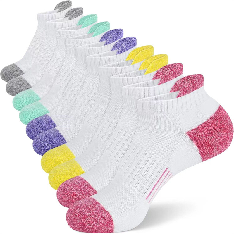 Calcetines deportivos transfronterizos para hombres y mujeres, calcetines profesionales de maratón, calcetines de bádminton de algodón absorbentes de sudor, calcetines antideslizantes y resistentes al desgaste