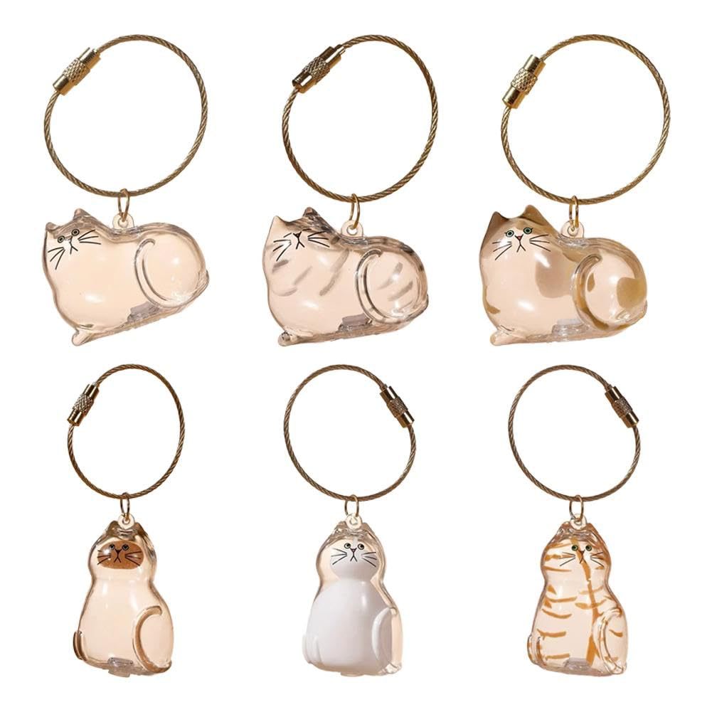 Caja de Almacenamiento Transparente para Pelo de Gato, Popular Transfronterizo, Cápsula para Guardar Pelo de Gato, Bolsa Conmemorativa, Llavero, Colgante para el Cuidado del Gato