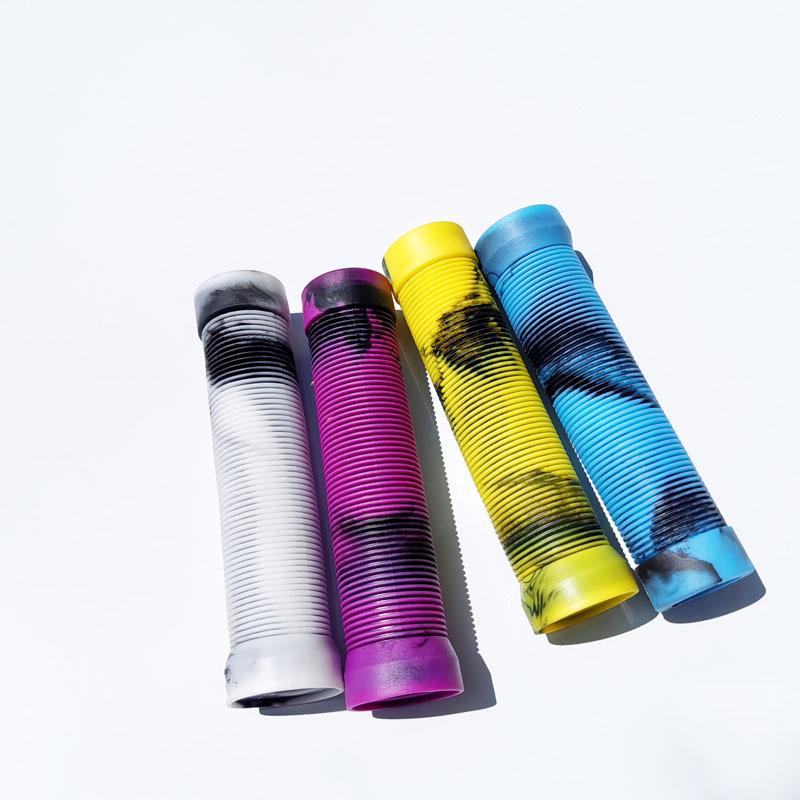 Bicycle Rubber Handlebar Cover Mountain Bike Anti-Slip Handlebar Cover Dead Fly Scooter Camouflage Shock-Absorbing Grip Cover Accessories