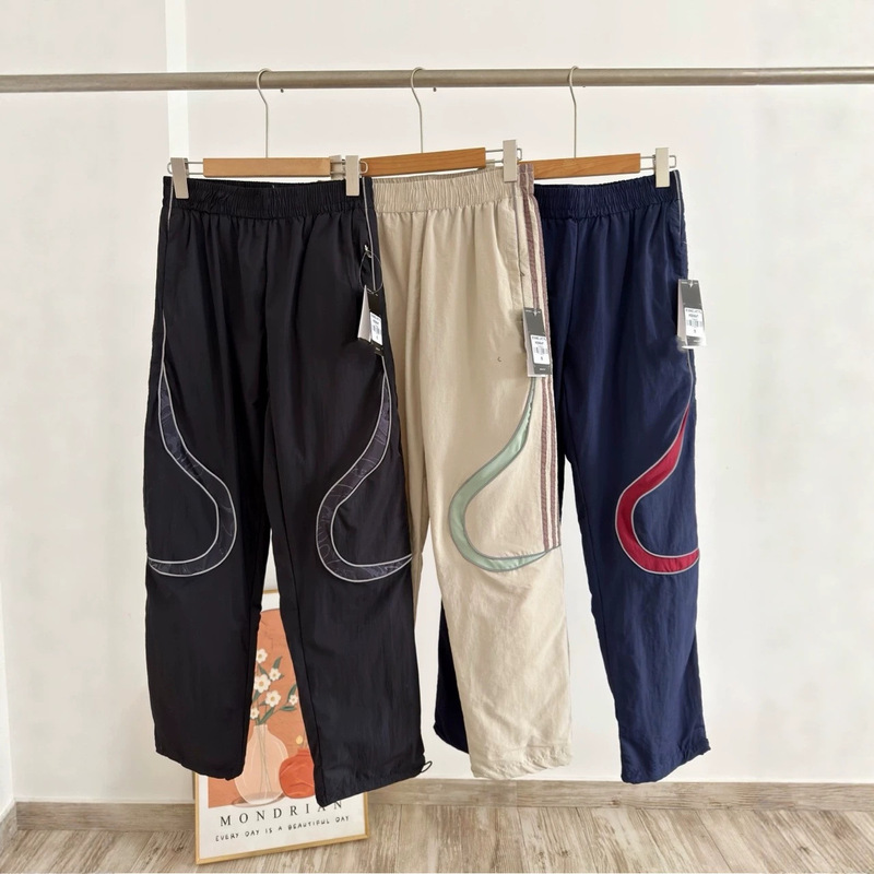 081405 NBA star style anti-glare sports wide-leg pants