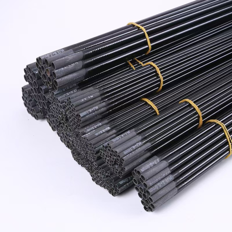 Alimentación varilla de pesca de carbono con sección Tabla de pesca varilla 12 Sección al por mayor mano Rod 123 sección Hueco sólido varilla ligeramente caña de pescar