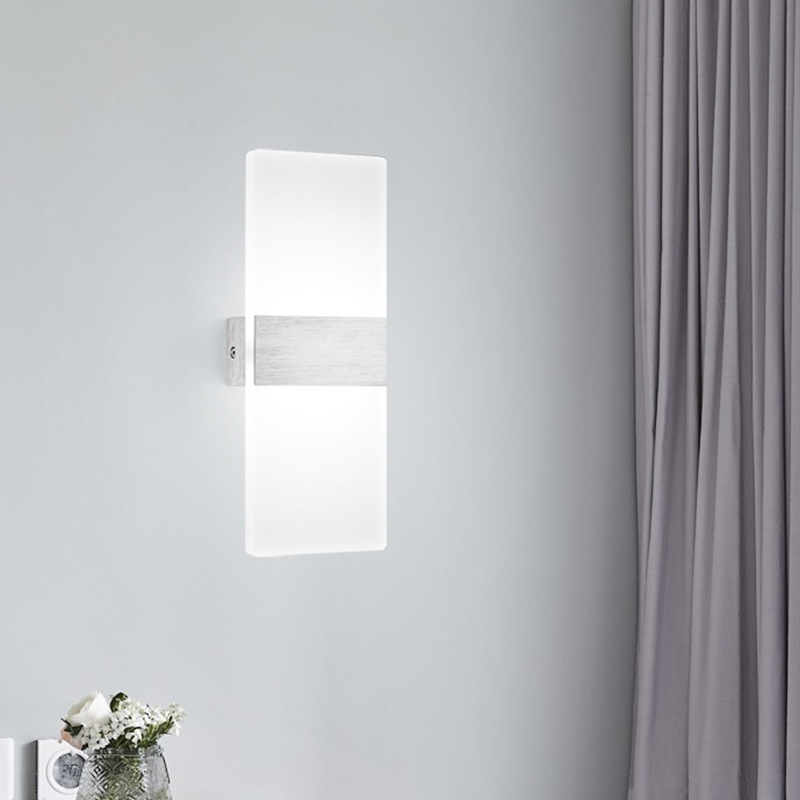 LED 벽등 침실 침대 헤드 조명 북유럽 모던 거실 배경벽 인테리어 벽조명 6W 1