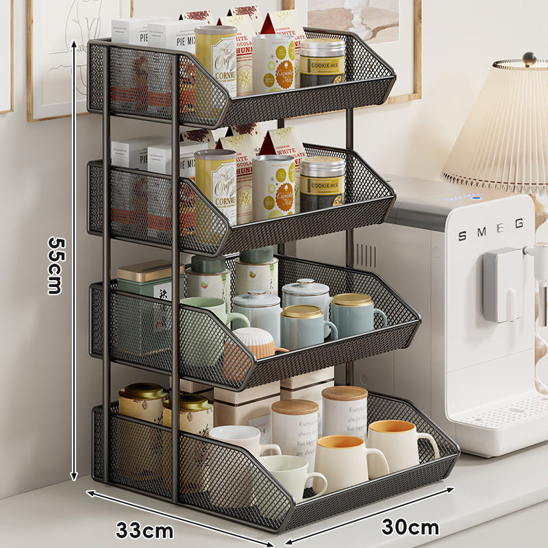 Estante Organizador de Escritorio Multicapa para Escritorio y Cocina