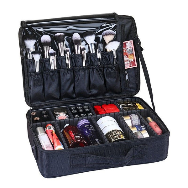 capacious cosmetic bag