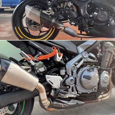Exhaust pipe | high-temperature protection shield, carbon