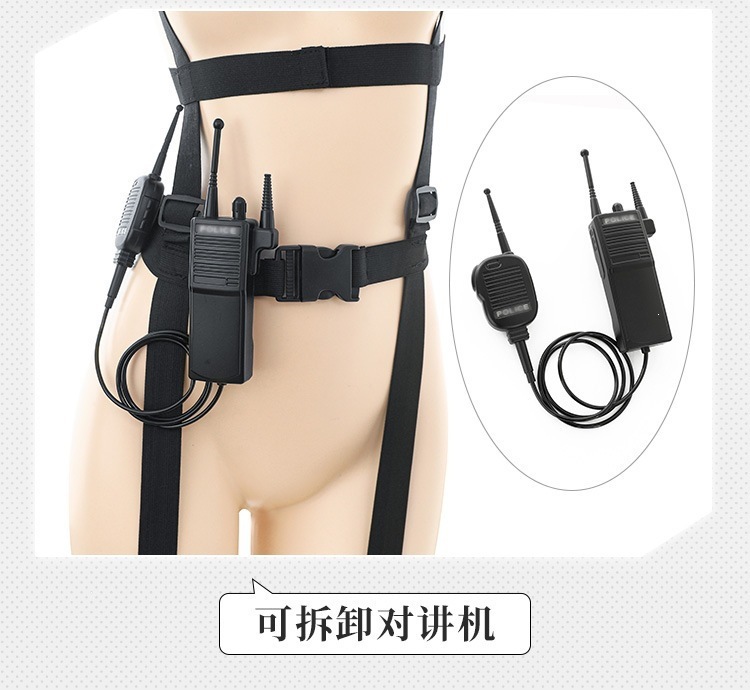 FBI Instructor-Style Bodycon Jumpsuit Lingerie Set with Chest Cutout, Blue, One Size — detail image 16