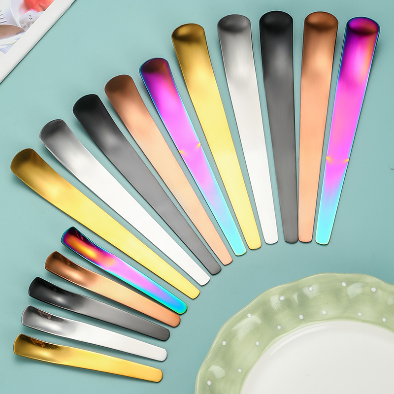 Fuente de fabricantes cucharas de helado de acero inoxidable cucharas de sandía cucharas de postre cucharas de helado cucharas