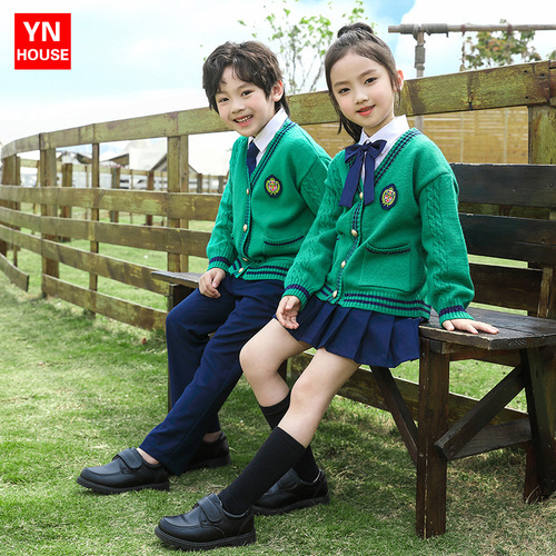 Primary school uniforms, spring and autumn suits, British style kindergarten uniforms, class uniforms, Children's Performance Chorus