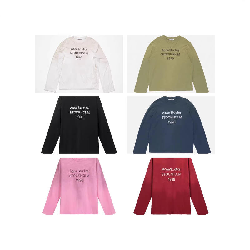 Cross-Border Trendy Brand Ac1996 Rhinestone Letter Print Washed and Distressed Loose-Fit Pure Cotton Unisex T-Shirt Collection 25 Cross-Border Trendy Brand Ac1996 Rhinestone Letter Print Washed and Distressed Loose-Fit Pure Cotton Unisex T-Shirt Collection 25