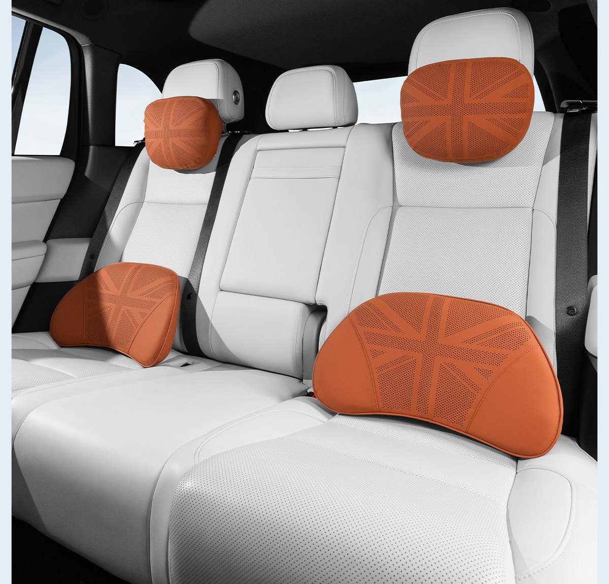 Car lumbar support cushion, lumbar pad, car lumbar support, lumbar pillow, backrest cushion, anti-stain leather headrest, neck support pillow