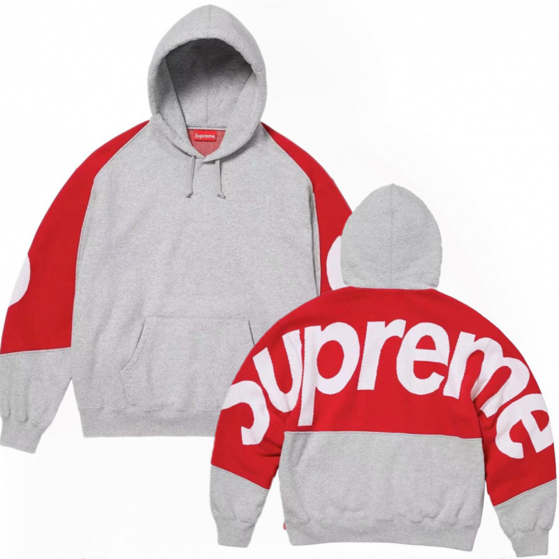 高版本supreme25SS 潮牌HOODED SWEATSHIRT 大LOGO加绒帽衫卫衣|undefined