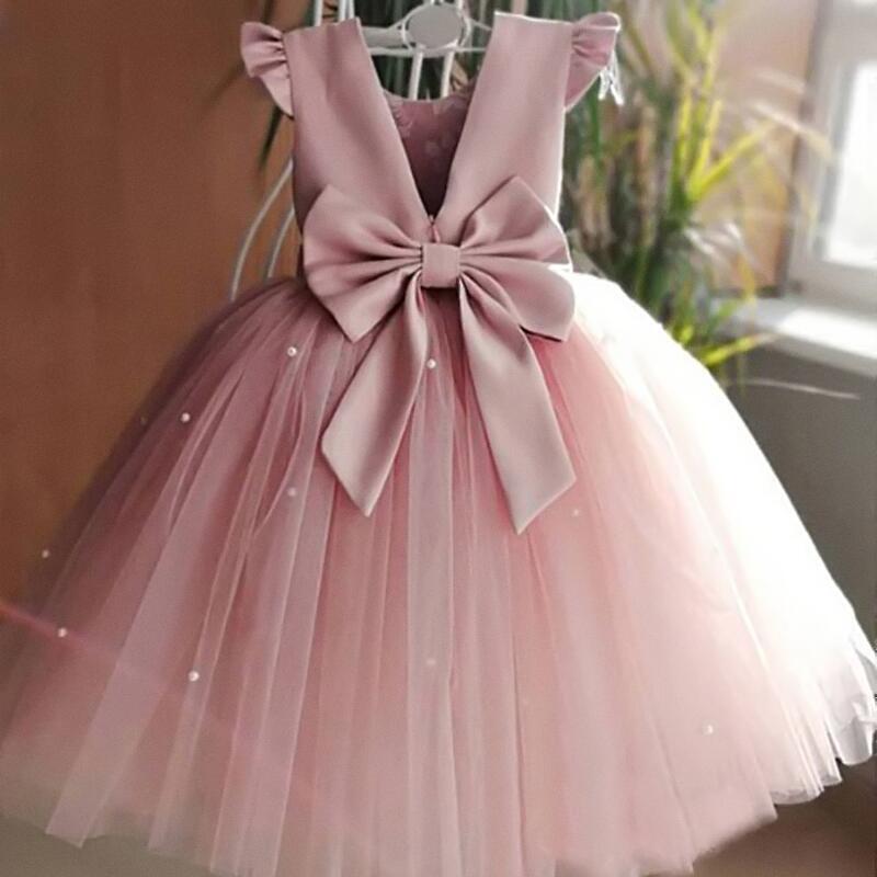 One Year Old Dress Girl's AliExpress Girl's Princess Dress Pontoon Children's Little Host Performance Flower Girl's Wedding Dress One Year Old Dress Girl's AliExpress Girl's Princess Dress Pontoon Children's Little Host Performance Flower Girl's Wedding Dress