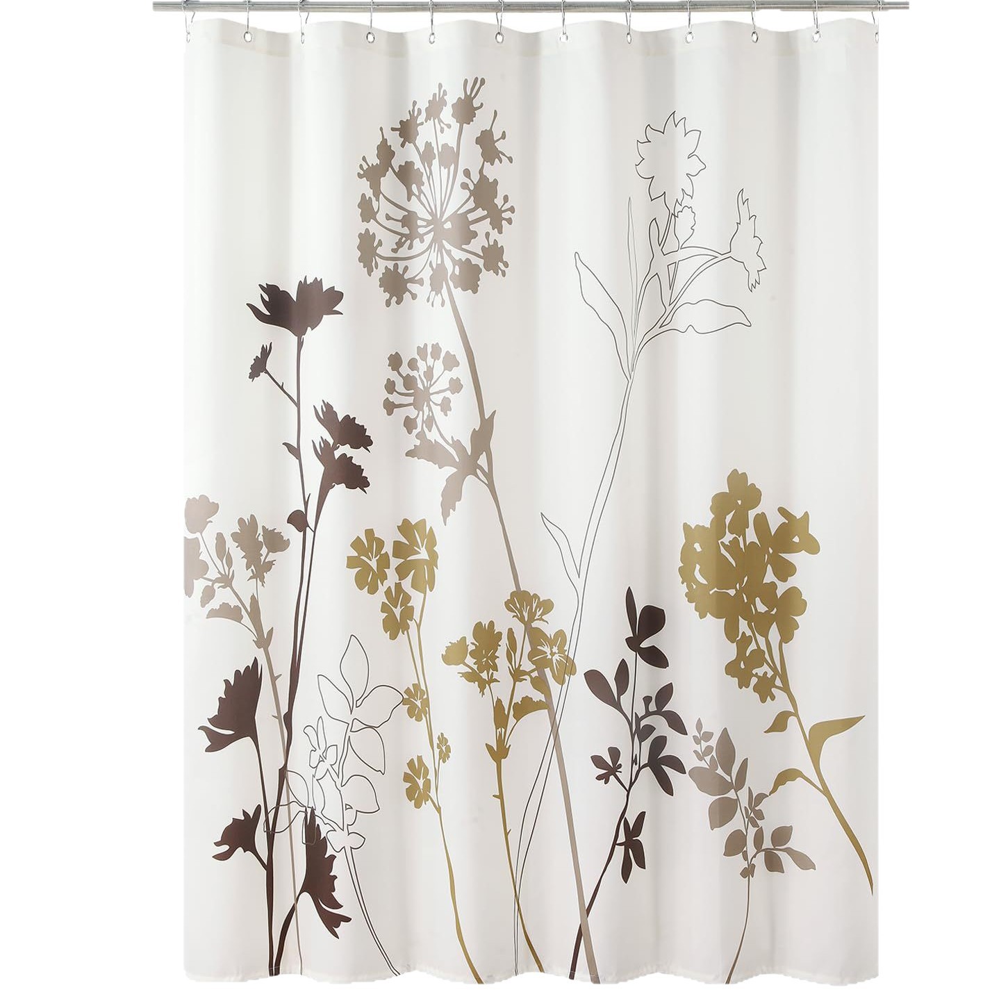 Cloth, brown waterproof curtain, print