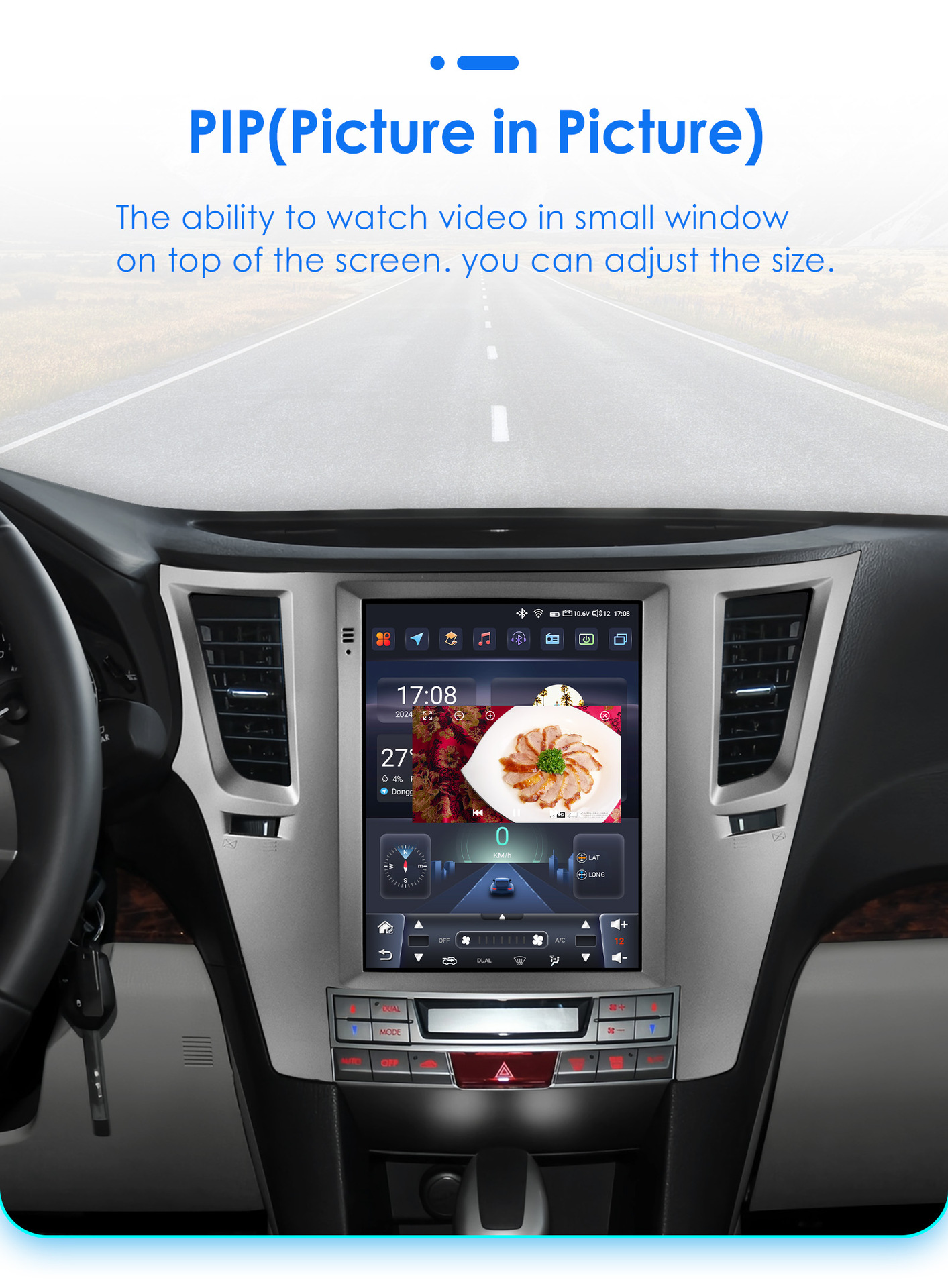 Suitable for 09-14 Subaru Outback 9.7inch Vertical Screen Android Large Screen Car Mp5 Navigator