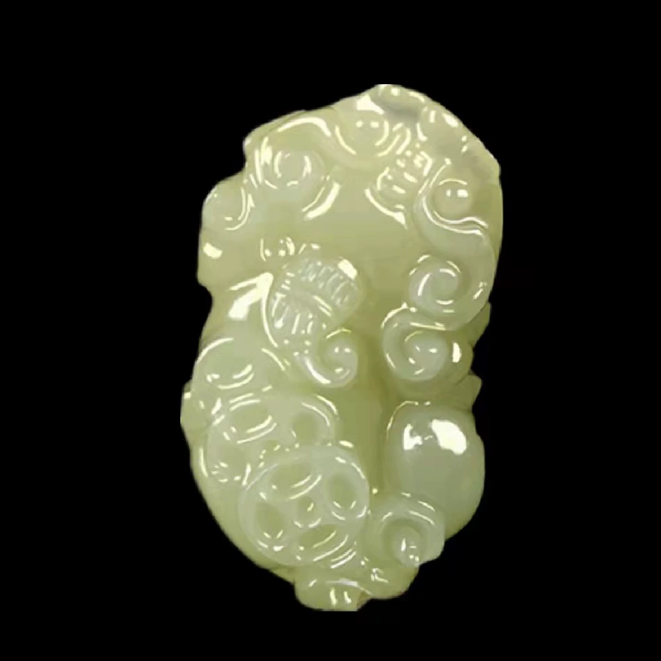 Оптовая фабрика jade афганский jade подделка Хетянь jade зелёный зелёный подвес jade подарок
