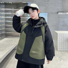 男童三合一春秋新款冲锋衣中大童户外运动保暖防风柔软透气保暖潮